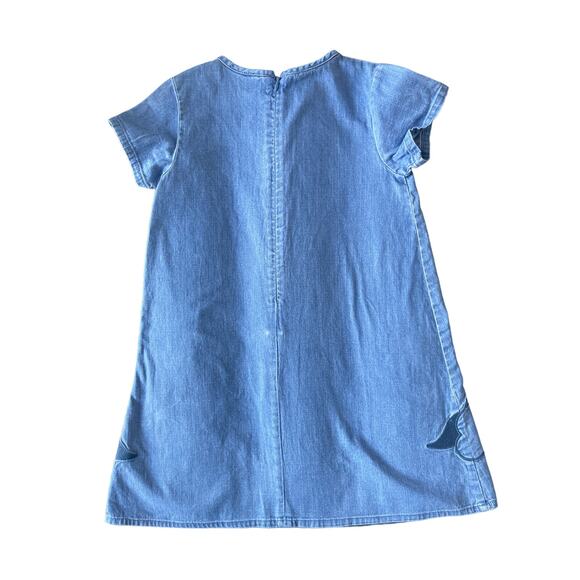Mini Boden Denim Unicorn Dress 7 - Picture 4 of 4